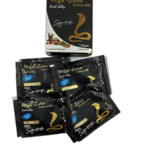 Vega Extra Cobra 200mg Oral Jelly 4 Packets with Box